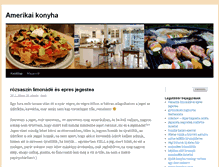 Tablet Screenshot of amerikaikonyha.szilagyimonika.hu